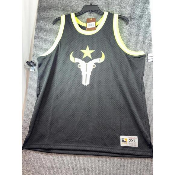 Mitchell & Ness Houston Outlaws Overwatch League Mesh Tank Top Size 2XL, NWT - Picture 2 of 13